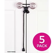 Kiscords Original Childproof Cabinet Lock / 5 Pack Black
