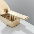 thumbnail image 5 of Zamery Brass Brushed Gold Waterfall 5.9 in Bathroom Faucet, 5 of 8