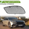 thumbnail image 2 of Cubierta de parrilla de luz antiniebla Unique Bargains No.2078850324 para Mercedes Benz E350 2014-2017, duradera, negra, frontal izquierdo, 2 of 7