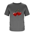 thumbnail image 4 of Wavsuf Mens Graphic Tees Men T Shirts Short Sleeve Round Neck T Shirt Gray Size XL, 4 of 5