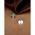 thumbnail image 6 of CACA LADY Skull Earrings for Women Men 925 Sterling Silver Halloween Earrings Skeleton Earrings Rose Skull Earrings Gothic Halloween Skull Jewelry for Women, 6 of 6