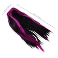 thumbnail image 2 of KAKOWELY Peluca de anime larga y recta: Peluca de fiesta de cosplay para mujer - Cabello sintético resistente al calor para presentaciones en el escenario de Halloween, 2 of 4