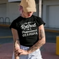 thumbnail image 2 of Retirement and Grandfather Quote - I'm Not Retired, I'm a Professional Grandpa, Black T-Shirt, Large, 2 of 5