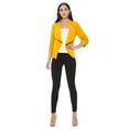 thumbnail image 5 of Women's 3/4 Sleeve Open Front Casual Cardigan Blazer Jacket, 5 of 5