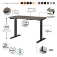 thumbnail image 3 of Pemberly Row 72W x 30D Adjustable Desk in Modern Hickory - Engineered Wood, 3 of 13