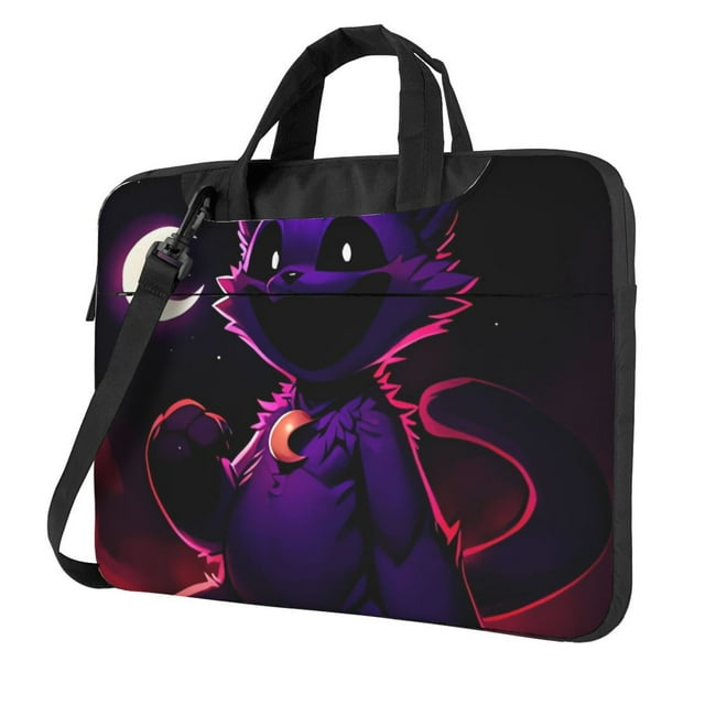 Zufioo Smiling Critters for Laptop Bag, Zippered Computer Shoulder Bag Messenger Bag Briefcase, Suitable for School, Work, Travel