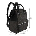 thumbnail image 2 of Disketp Doodle Dinosaur Mochila de Pañales de Gran Capacidad con Múltiples Bolsillos, Mochila de Viaje Multifuncional para Bebé, Unisex, Moderna y Resistente, 2 of 6