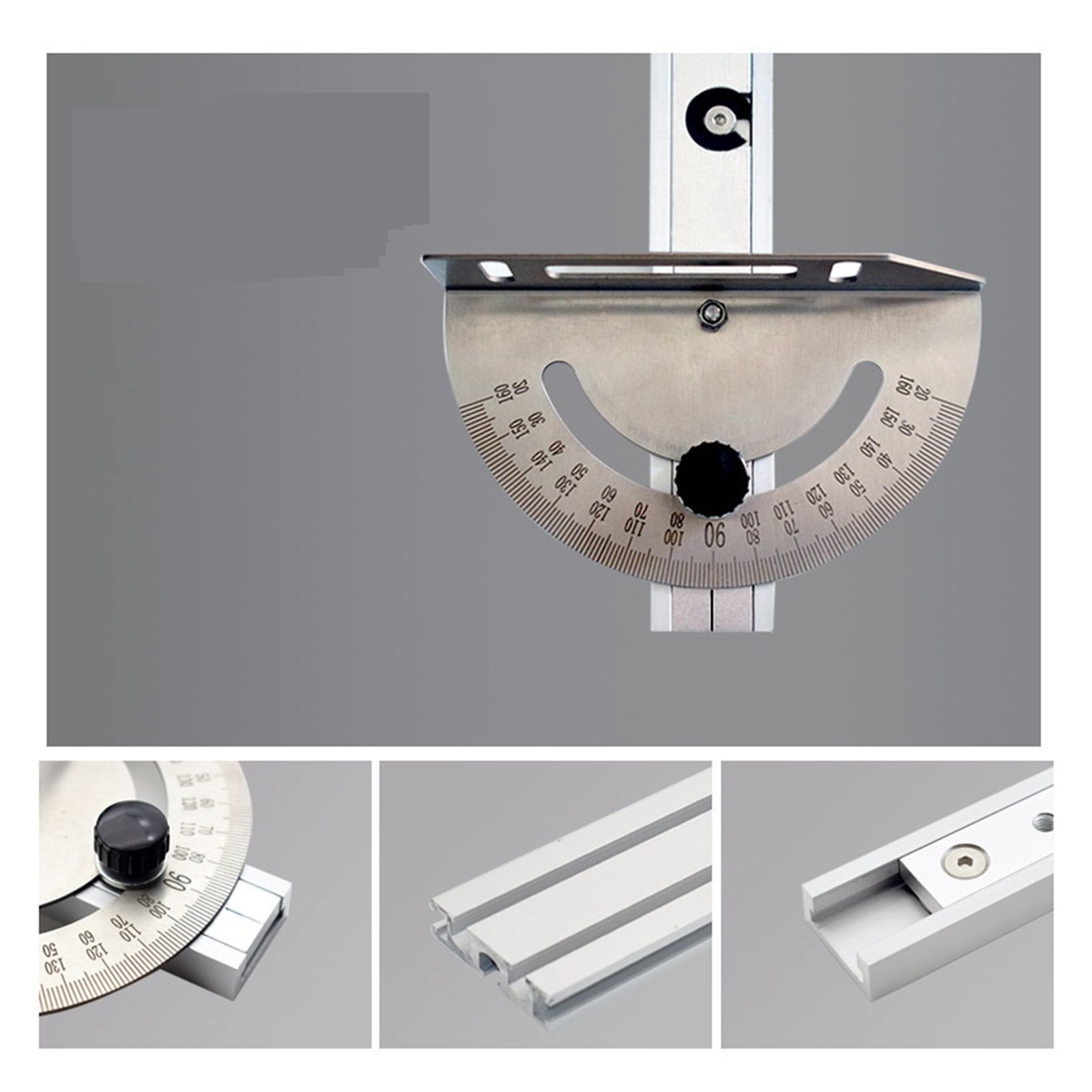 Woodworking Router Miter Gauge Table Sawing Assembly Ruler With T-track For Table Saw Router DIY Carpentry Tools ,for Accurate Evaluation