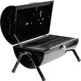 thumbnail image 2 of Asador de Carbon portátil Houzer Tipo barril Negro 2 Parrillas 42x35, 2 of 6