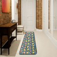 thumbnail image 6 of Dailycode Hallway Runner Rug 2x6 Non Slip Absorbent Soft Floor Mat for Home Kitchen Bedroom Entrance Dolphin with Seaweed, 6 of 7
