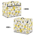 thumbnail image 3 of HELLHERO Sewing Machine Dust Cover Penguin Ice Cream Design Reusable Waterproof Pockets for Extra Accessories, 3 of 8