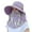 Purple, variant on Women UV Protection Breathable Neck Face Fisherman Cap Sun Cap Sunshade Bucket Hat Work Shade Hat sun hat upf 50 Sun Fishing Hat for Men Women Wide Brim Hat with Detachable Face Cover & Neck Flap
