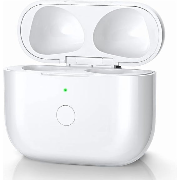 XIEANDKONG Wireless Charging Case Compatible with AirPods 3rd Generation, Bluetooth Sync Button, White
