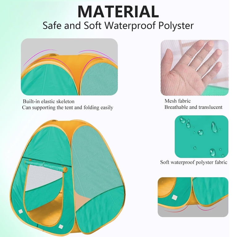 Keyahappy Automatic Pop-Up Kids Play Tent, Green photo 6
