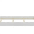 thumbnail image 5 of Queen Size Platform Bed, Solid Wood Bed Frame with Headboard for Adults, White, 5 of 5
