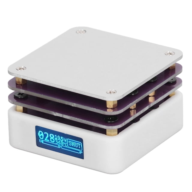 Soldador de placa de soldadura con calefacción, estación de soldadura con chip de precalentamiento en caliente, minitermostato inteligente de 20 V para reparación, laboratorio de bricolaje