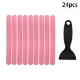 thumbnail image 2 of 1 Pack of Anti-Slip Stickers + Scraper 24Pcs Non Slip Bathtub Stickers Shower Floor Non Slip Grip Stickers With Scraper Bathroom Products, 2 of 9