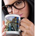 thumbnail image 2 of 3drose, Canal in Venice Italy, 11oz Two-tone Black Mug, 2 of 6
