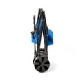 thumbnail image 5 of Seina 150lb Capacity Folding Steel Outdoor Utility Wagon Cart, Blue/Gray, 5 of 5