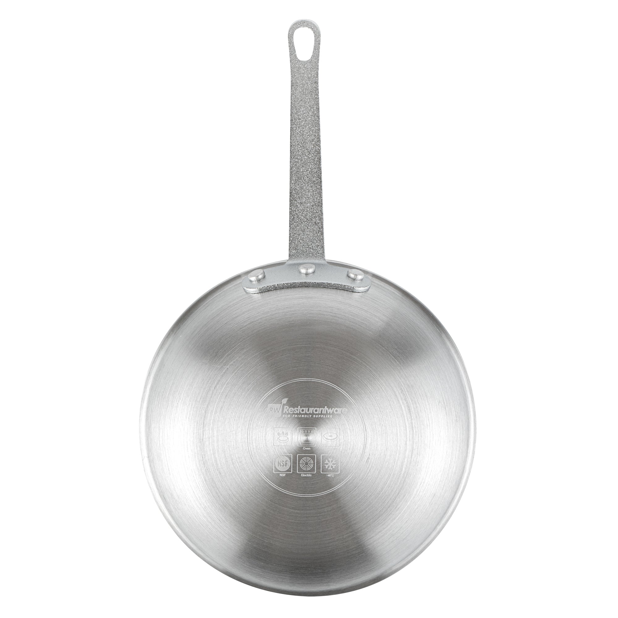 Restaurantware-Met Lux 8 Inch Fry Pans, Set Of 6 No-Stick Frying Pans - Induction-Ready, Triple-Riveted, Black Aluminum Cooking Skillets, Durable, For Searing, Sautéing, And Browning Food