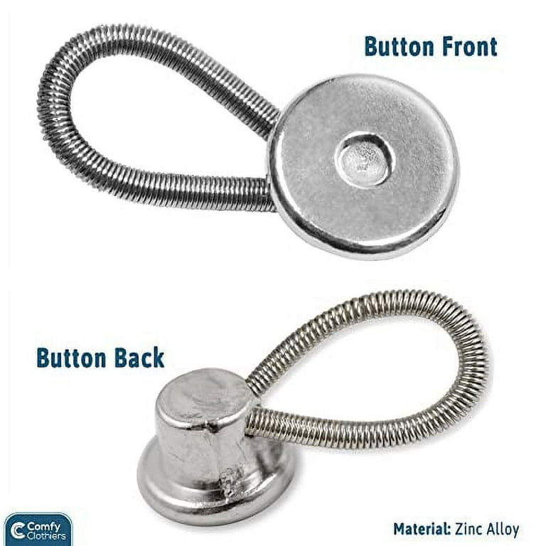 6pcs Metal Collar Cuff Extender Buttons Lengthen Buckle Expander For Shirt  Pants - Buttons - AliExpress