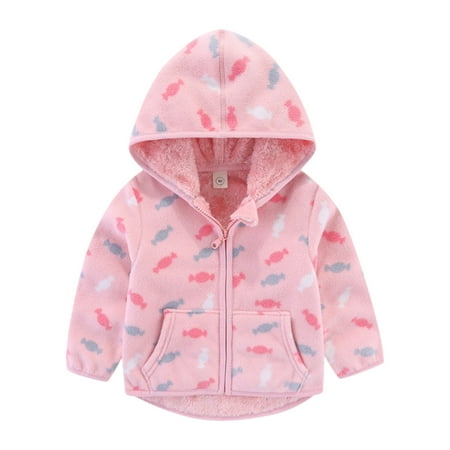 

Sales Honeeladyy Fall Winter Kids Baby Girls Boys Warm Long Sleeve Cartoon Winter Fleece Jackets Sweatshirt Hooded Coats Back to School