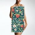 thumbnail image 4 of Strawberries and Flowers Face Towel Absorbent Hand Towels Bath Sport Gym, 4 of 5