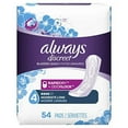 thumbnail image 2 of Always Discreet Incontinence & Postpartum Incontinence Pads for Women, Moderate Absorbency, Long Length, 54 Count, 2 of 3