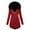 Red#04, variant on Leesechin Womens Coats, Plus Size Women's Solid Casual Thicker Winter Slim Down Lammy Jacket Coat Overcoat