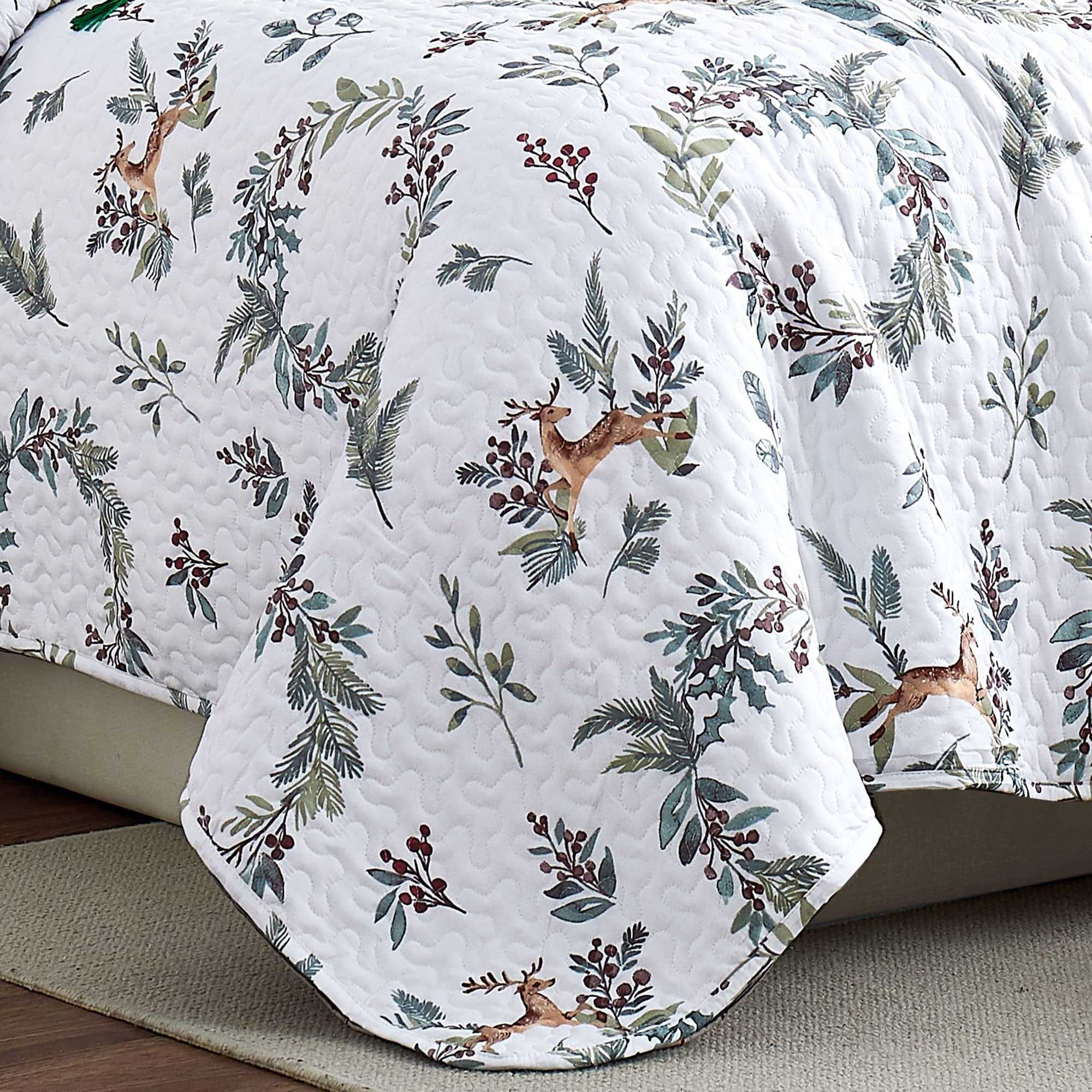 Southshore Fine Living, Inc. Happy Holidays Christmas Soft Bedding Set, King/California King