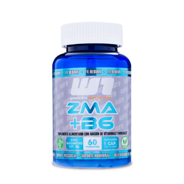 Zma Magnesio + Zinc + Vitamina B6 60 Cápsulas Knasta Chile