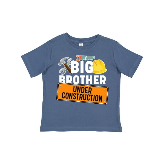 Inktastic Big Brother Under Construction Boys Toddler T-Shirt