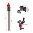 thumbnail image 3 of Graflsoa Support Lumineux Compatible avec Chaise de Pêche pour Diffusion en Direct Mobile, Alliage de Magnalium, 170 G/6 Oz, Comprend 1 Support Lumineux, 3 of 6