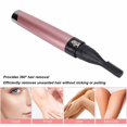 thumbnail image 2 of 1Set Electric Eyebrow Trimmer,Portable Facial Hair Remover Trimmer ,Painless Shaver Kit for Women Men Lips Armpit Leg Body,Battery Operated, 2 of 7