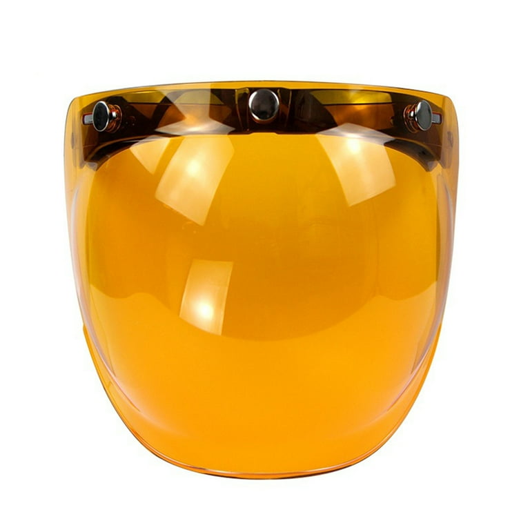 Retro 3 Snap Sunscreen Sun Shield Visor Bubble Mirro for