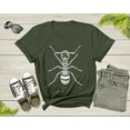 thumbnail image 6 of Cute Fire Ant Gift Shirt For Mens Womens Kids Red Ant Lover Tshirt Cool Ant Bug Termite Silhouette Graphic Design Print Boys Girls T-shirt, 6 of 8