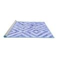 thumbnail image 2 of Ahgly Company Machine Washable Indoor Rectangle Southwestern Blue Country Area Rugs, 4' x 6', 2 of 4