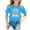 Sky Blue, variant on Hiijoy Toddler Girls Mother's Day Graphic T-Shirt Summer Short Sleeve T Shirt, Sizes 1-9