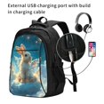 thumbnail image 2 of Daiia Cute Angel Winged Rabbit Pattern USB Charging Backpack for Men and Women, Anti-Theft Backpack,Travel Backpack,School Backpack,College Backpack,Laptop Backpack, 2 of 7