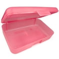 thumbnail image 2 of Craft County Plastic Pencil Boxes - 12 Vibrant Colors to Choose From - Strawberry, 2 of 3