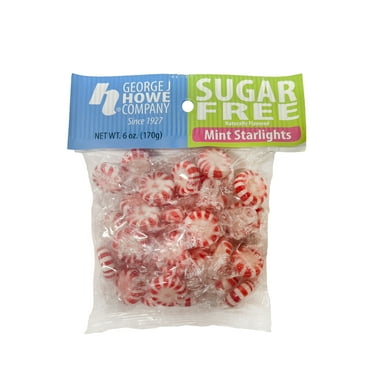 Howe Sugar Free Mint Starlights Mint Candy, 6 oz, Bag