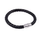 thumbnail image 4 of 3X Pulsera de Joyeria, Acero Inoxidable de , Pulsera de , para Hombres Mujeres, Negro - 6mm - Longitud 18cm, 4 of 5