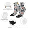 thumbnail image 5 of Pofeuu Dog Print 30cm Socks, Adult Running Hiking Socks for Youth and Adult, 5 of 7