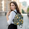 thumbnail image 6 of FORMRS Mini Backpack Purse for Women Quilted Travel Daypack Casual Shoulder Bag, Floral Lemons, 6 of 7