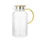 thumbnail image 1 of 1Pc Glass Pitcher Home Heat-resistant Transparent Water Carafe with Lid, 1 of 2