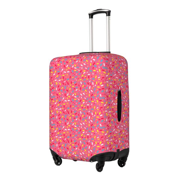 Balery Colorful Sprinkles Donuts Funda de equipaje, fundas para maletas, elástica, lavable, protector de maletas, compatible con maletas de 18 a 32 pulgadas-Large
