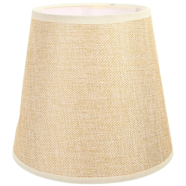 FELTECHELECTR Pantallas de lámpara Cubierta de lino para pantalla de lámpara Accesorios de repuesto para pantalla de lámpara de mesa