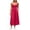 *Hot Pink, variant on VBVC Women's V Neck Spaghetti Strap Maxi Dress , Summer Casual Sleeveless Long Dress For Women , Ladies' Flowy Slim Sundress with Pockets,Army Green,S-2XL