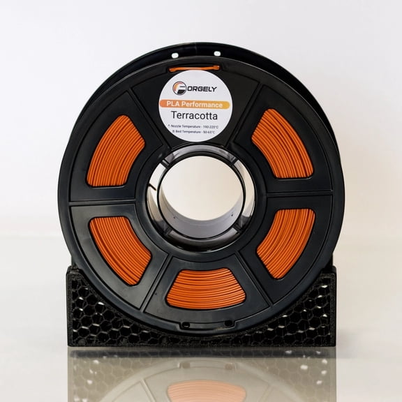 Forgely Performance PLA 3D Printer Filament, 1.75mm, 1kg Spool, Terracotta, Made in USA