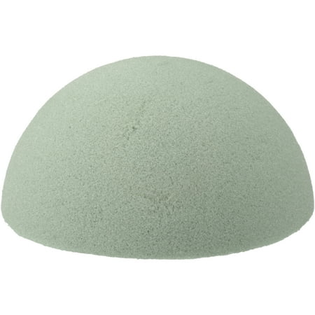 Citrus Floral Foam - FloraCraft Design It Dry Foam Half Ball, 1 Each
